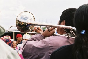 trombone player