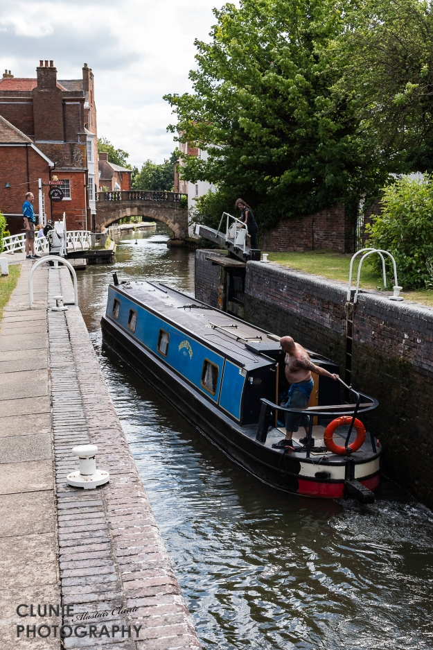 The Kennet and Avon canal, Newbury
